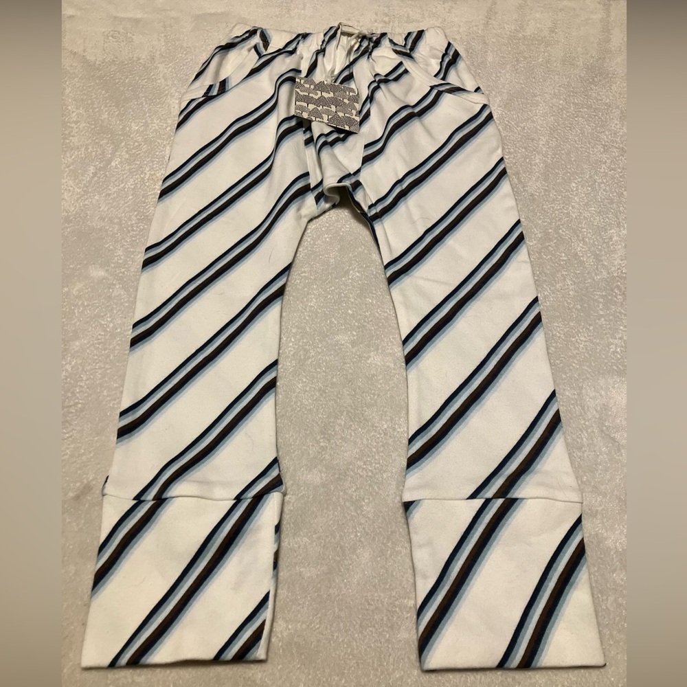 Kate Quinn Organic Kids Panda Pants with Stripes